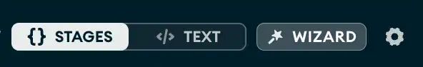 Toggle on stage view mode
